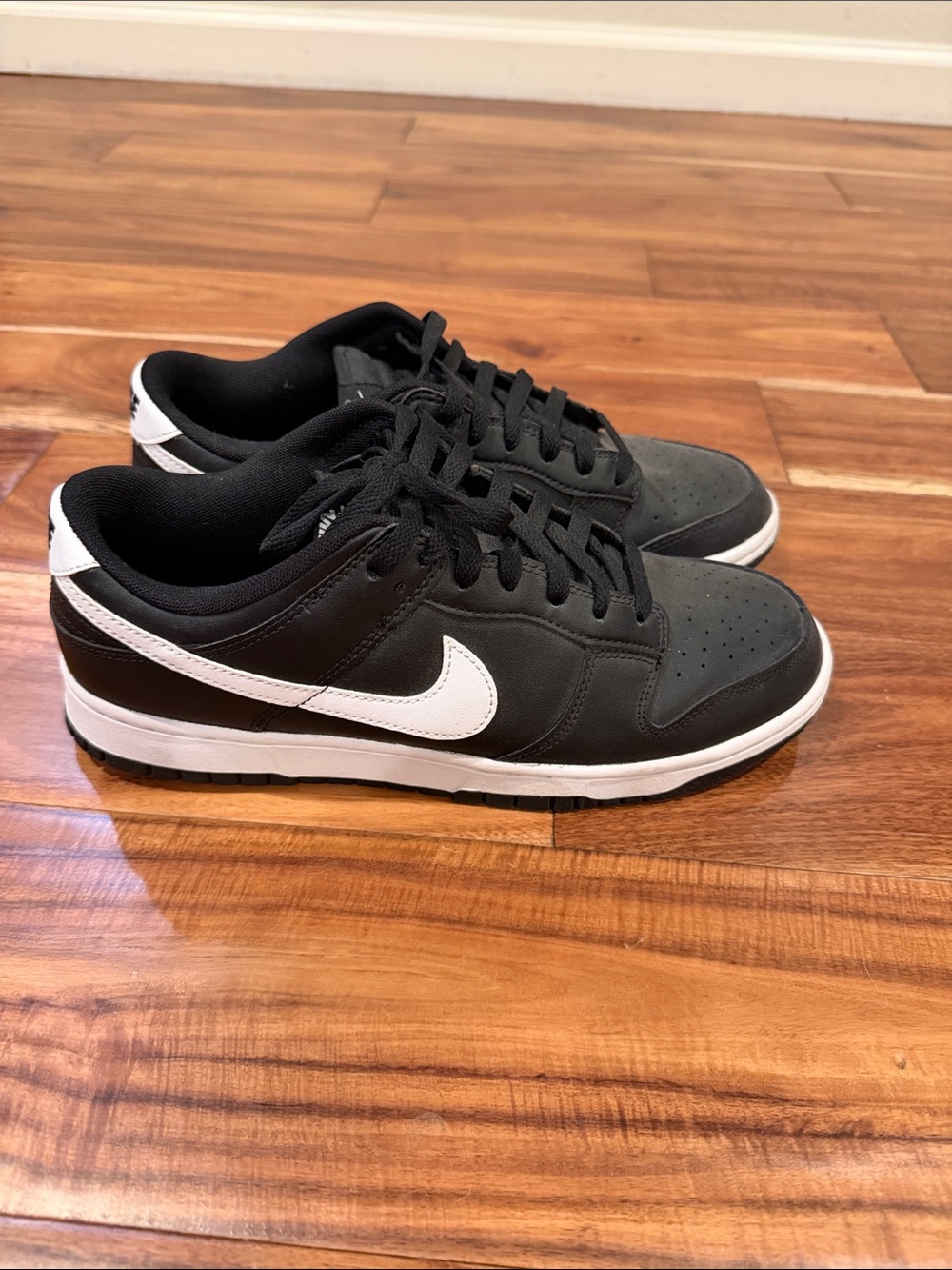Nike Black and White Low-Top Sneakers